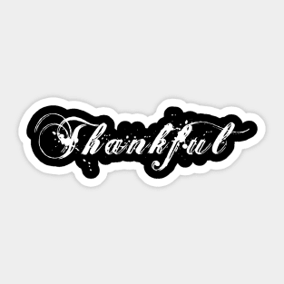 Thankful Sticker